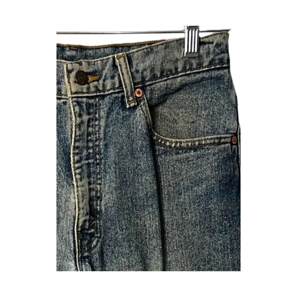 Levis 550 Mens Size 32x30 Blue Denim Medium Wash Straight Made USA Vintage 1990s